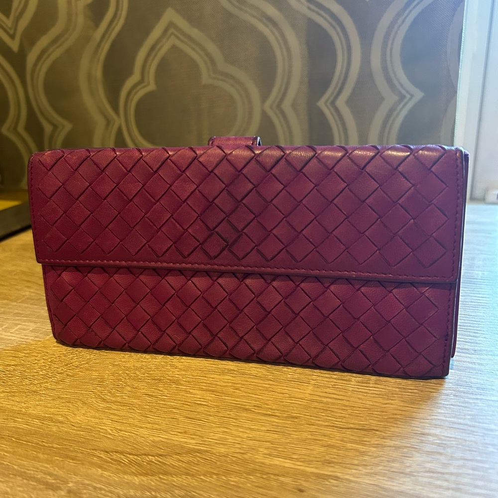 Bottega Veneta Purple Wallet/Clutch